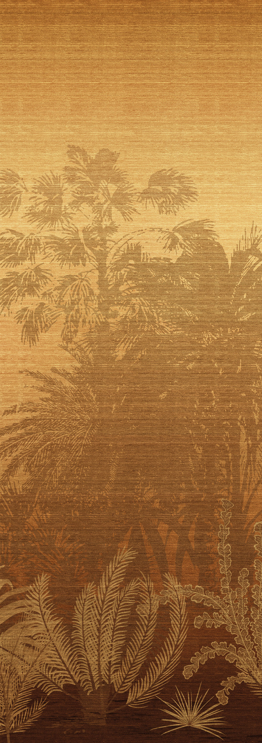 Mural wallpaper, brown, palms, DGZON1033-260, Amazone, Masureel