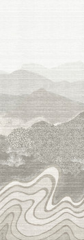 Mural wallpaper, grey, mountain landscape, DGZON2011-300, Amazone, Masureel