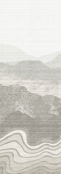 Mural wallpaper, grey, mountain landscape, DGZON2013-260, Amazone, Masureel