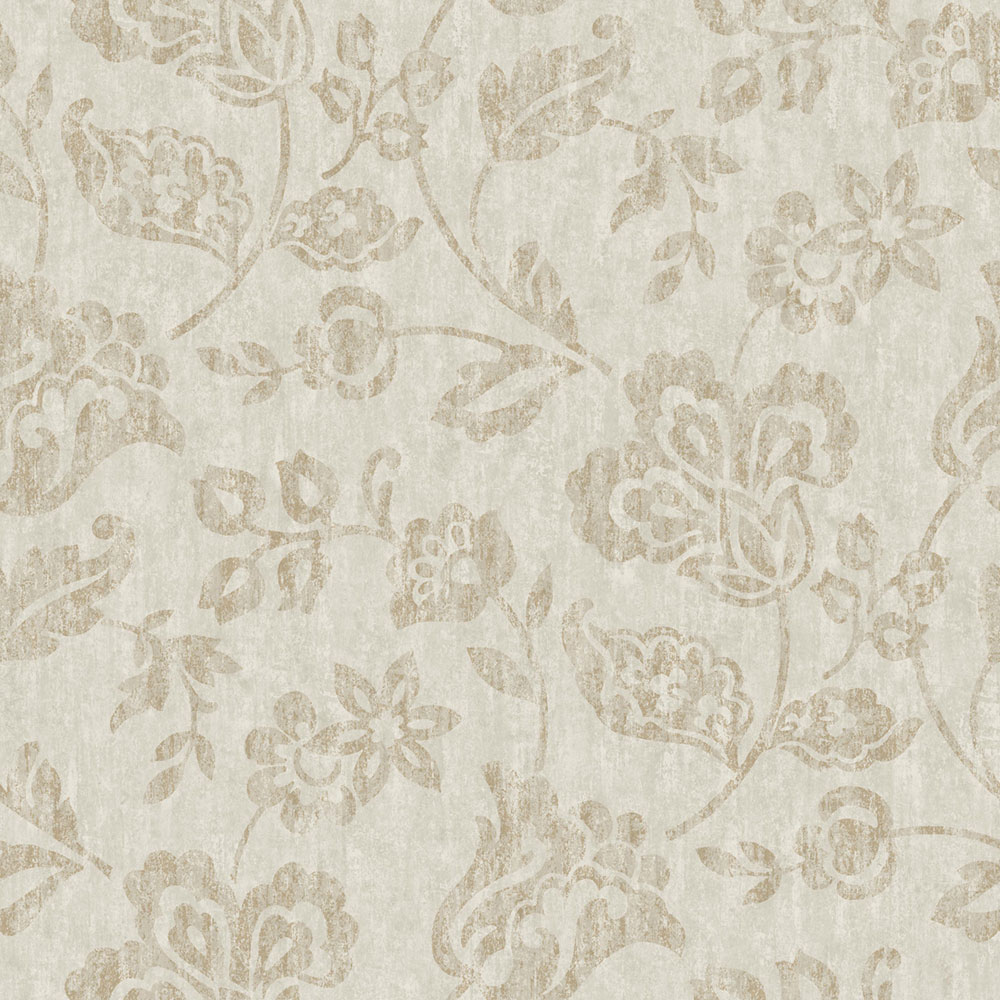 Wallpaper, beige, flowers, 38740, Borosan Hem, Boråstapeter