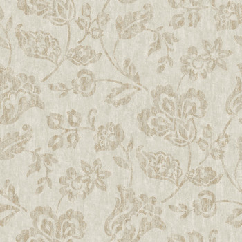 Wallpaper, beige, flowers, 38740, Borosan Hem, Boråstapeter