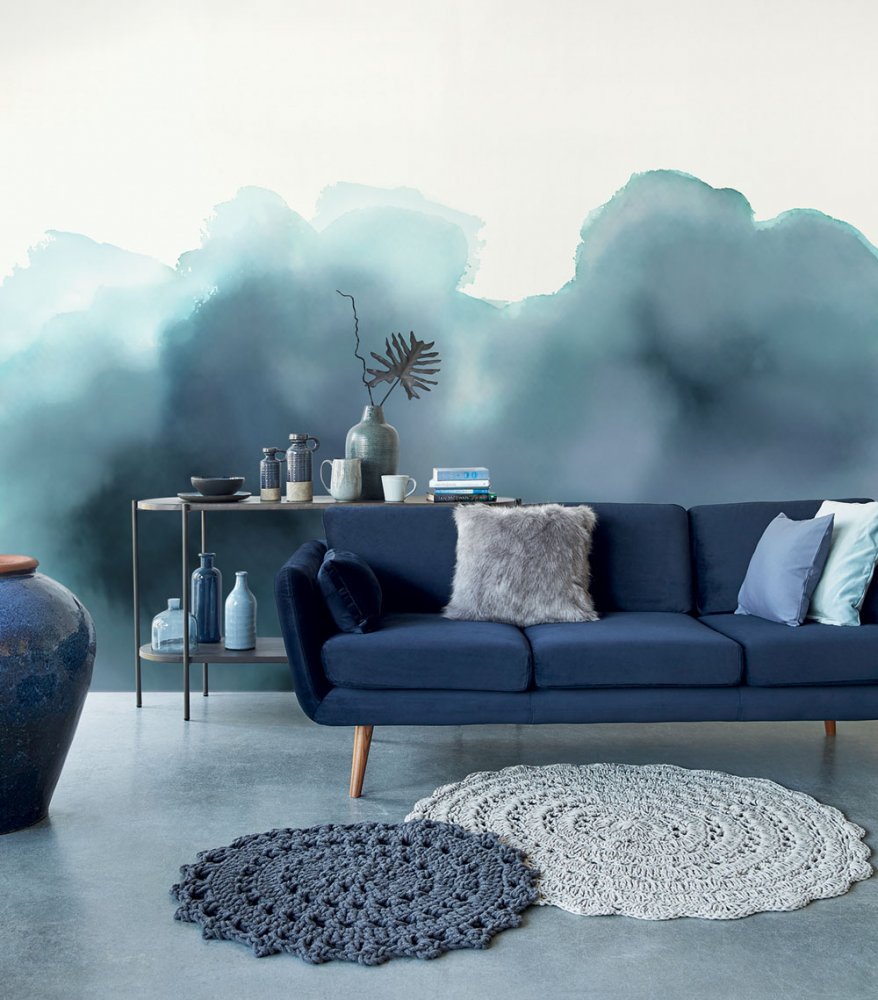 Non-woven mural wallpaper 300912, Aquarelle, 350 x 280 cm, Waterfront, Eijffinger