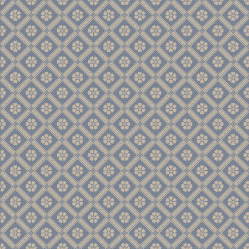 Wallpaper, blue, flowers, 4820, New Heritage, Borastapeter