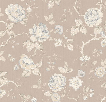 Wallpaper, beige, flowers, 4828, New Heritage, Borastapeter