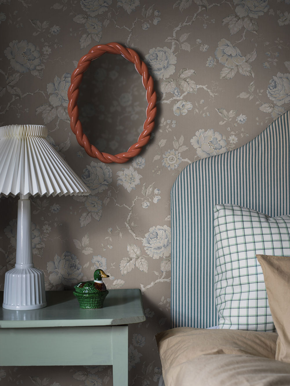 Wallpaper, beige, flowers, 4828, New Heritage, Borastapeter