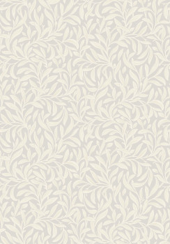 Wallpaper, grey, leaves, 4833, New Heritage, Borastapeter