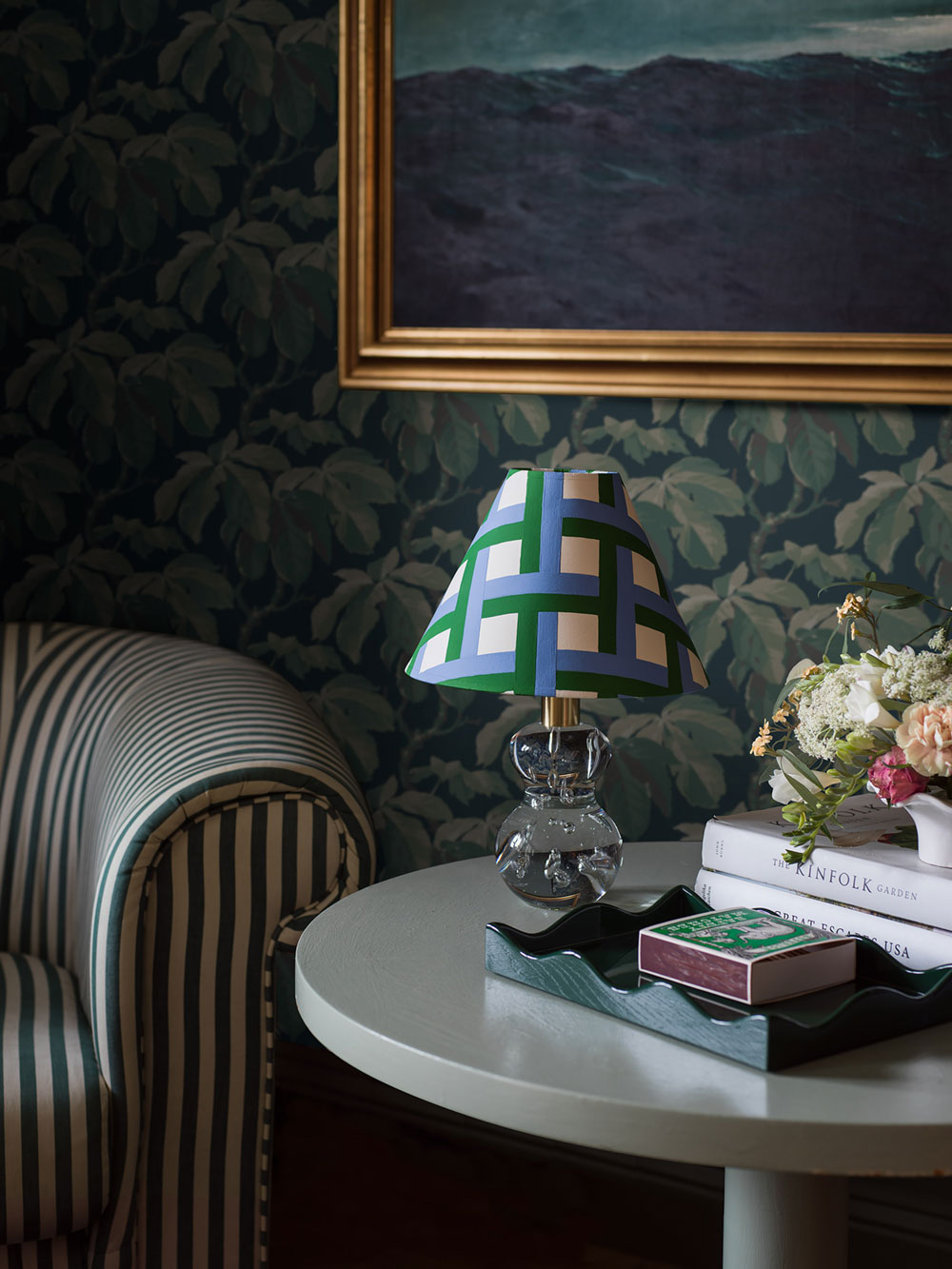 Wallpaper, turquoise, leaves, 4838, New Heritage, Borastapeter