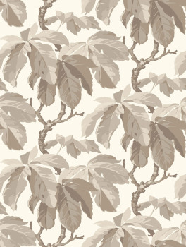 Wallpaper, brown-beige, leaves, 4840, New Heritage, Borastapeter