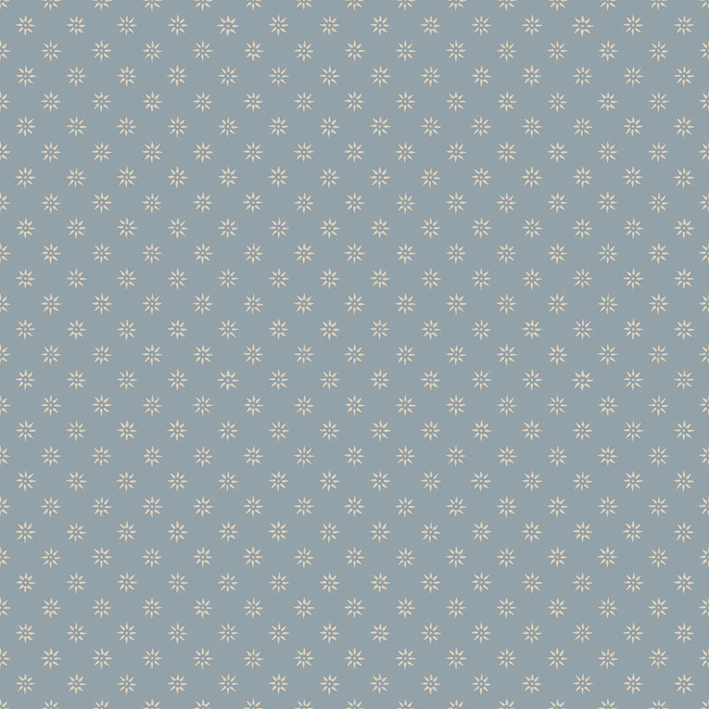 Wallpaper, blue, flowers, 5808, Nordic Folk, Borastapeter