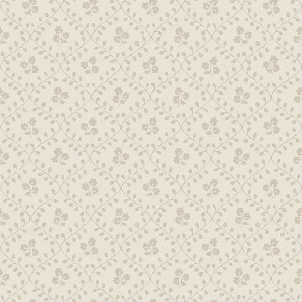 Wallpaper, beige, flowers, 5824, Nordic Folk, Borastapeter