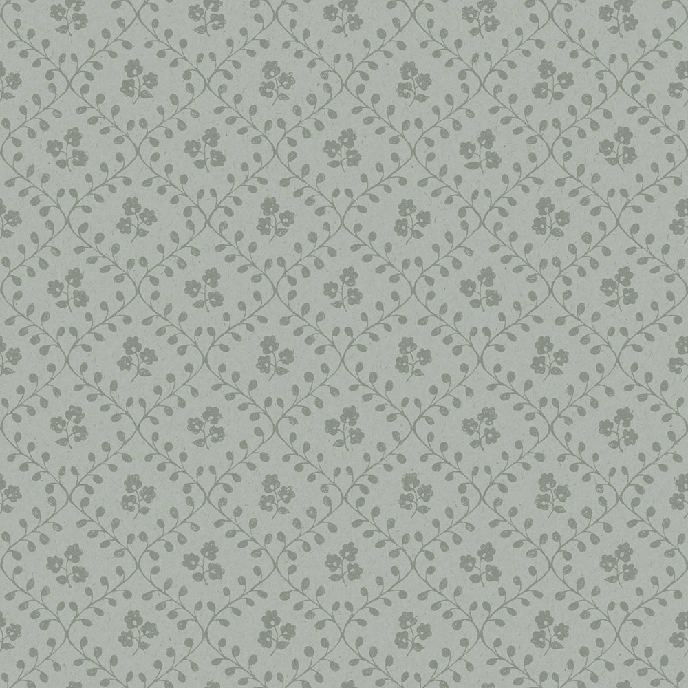 Wallpaper, green, flowers, 5825, Nordic Folk, Borastapeter