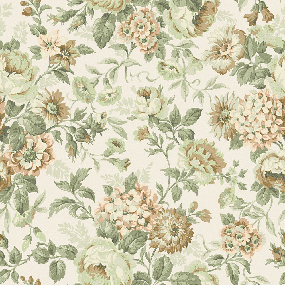 Wallpaper, beige, flowers, 5727, Orangeri, Boråstapeter