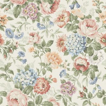 Wallpaper, beige, flowers, 5728, Orangeri, Boråstapeter