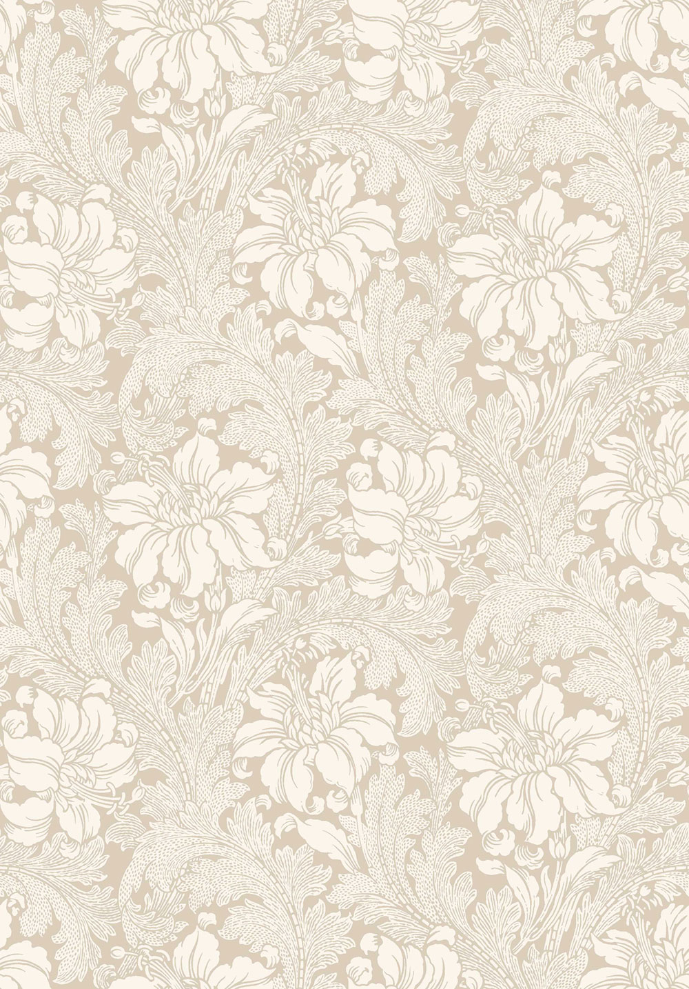 Beige wallpaper, flowers, 2011, Icons, Borastapeter