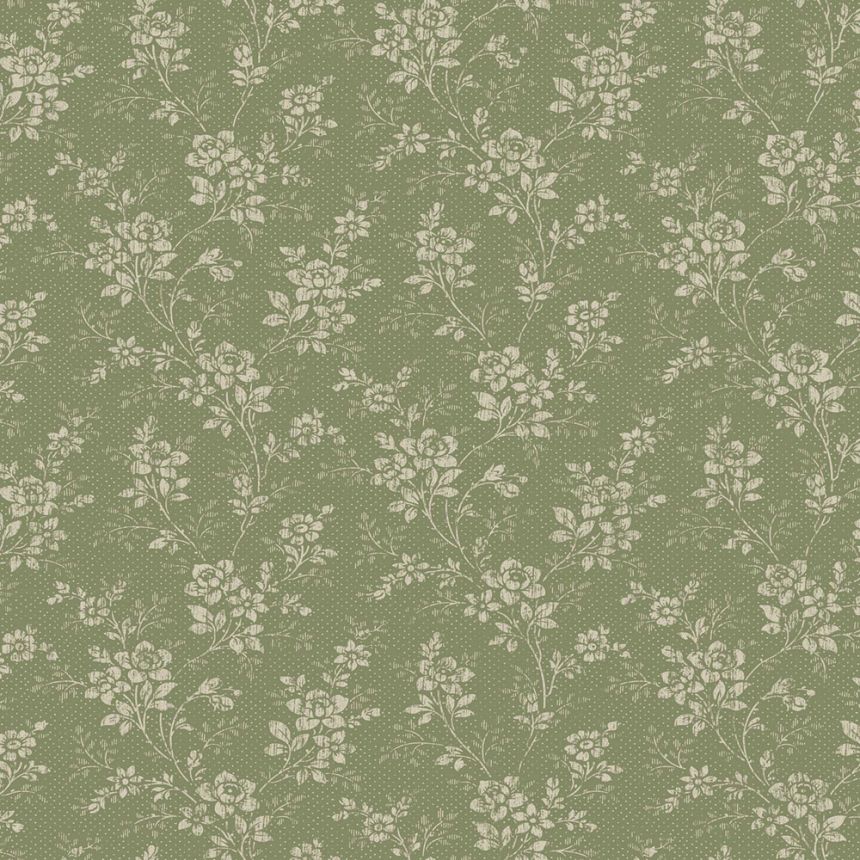 Green wallpaper, flowers, 1182, Icons, Borastapeter