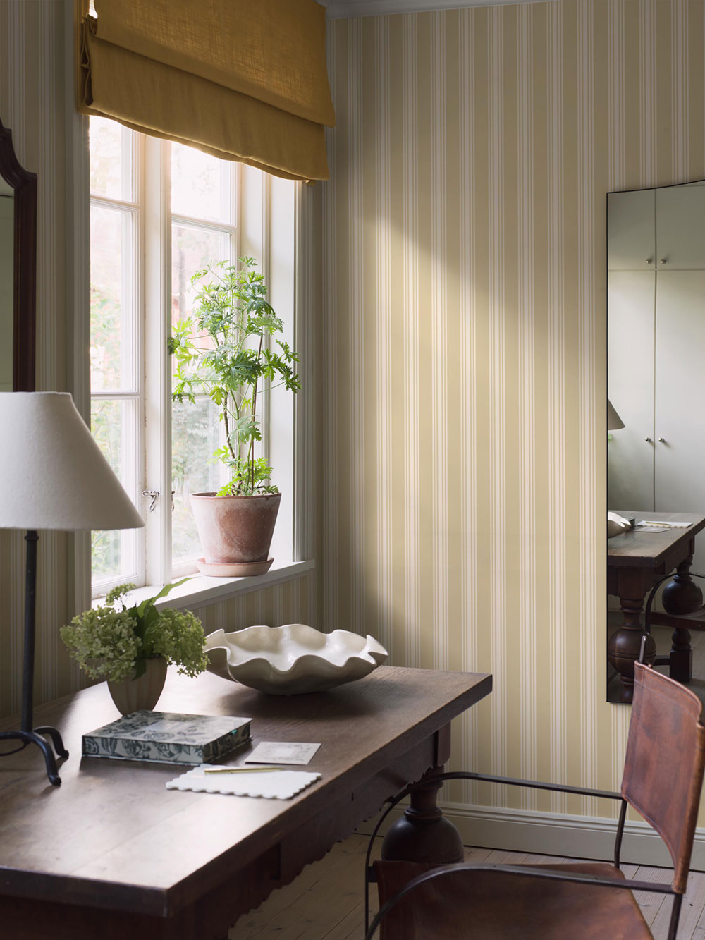 Wallpaper, yellow, stripes, 6960, Osterlen, Borastapeter