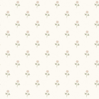 Wallpaper, cream, flowers, 6973, Osterlen, Borastapeter