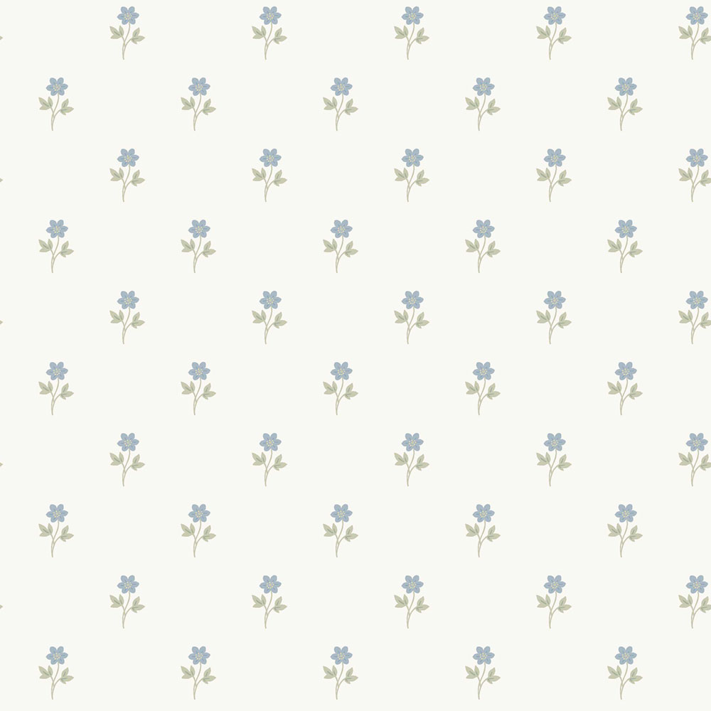 Wallpaper, white, flowers, 6974, Osterlen, Borastapeter
