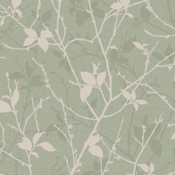Wallpaper, green, leaves, branches, 122430, Refine, Graham Brown Boutique
