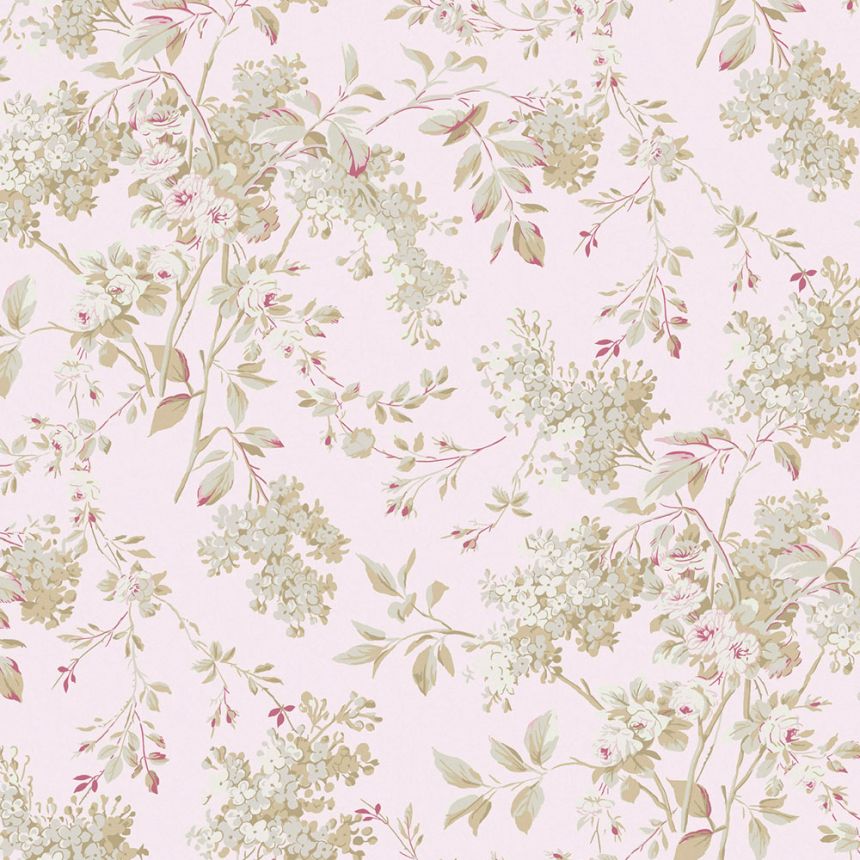 Wallpaper, pink, flowers, 125124, Shabby Chic by Rachel Ashwell
