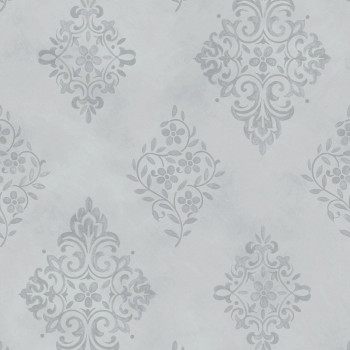 Wallpaper, blue, classic, ornaments, 125137, Shabby Chic by Rachel Ashwell