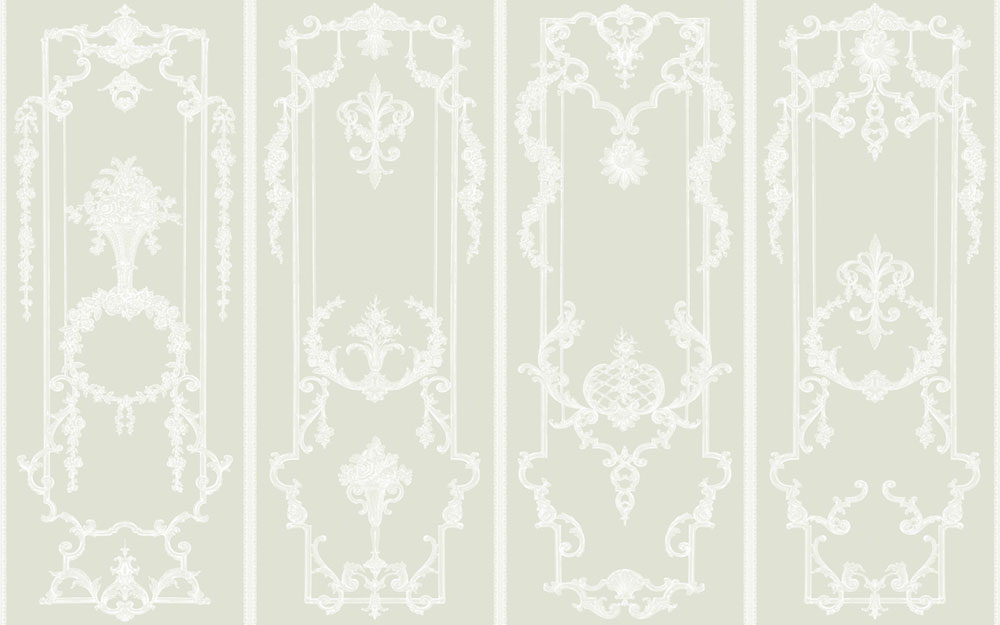 Wallpaper, classic, ornaments, 127537FXST, Shabby Chic by Rachel Ashwell