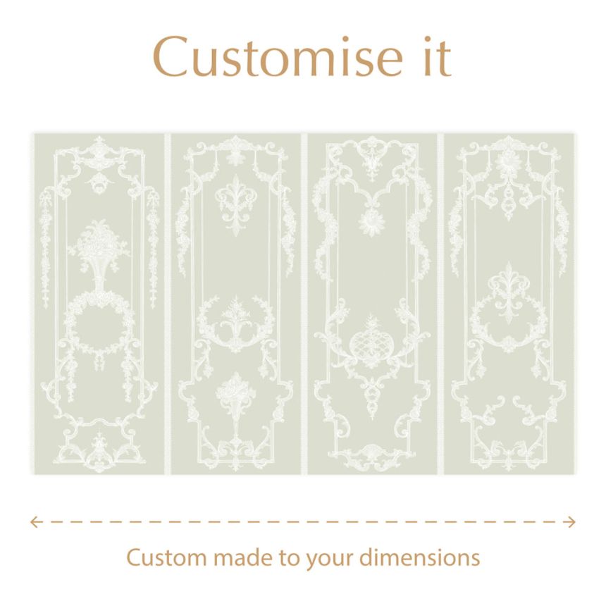 Wallpaper, classic, ornaments, 127537FXST, Shabby Chic by Rachel Ashwell
