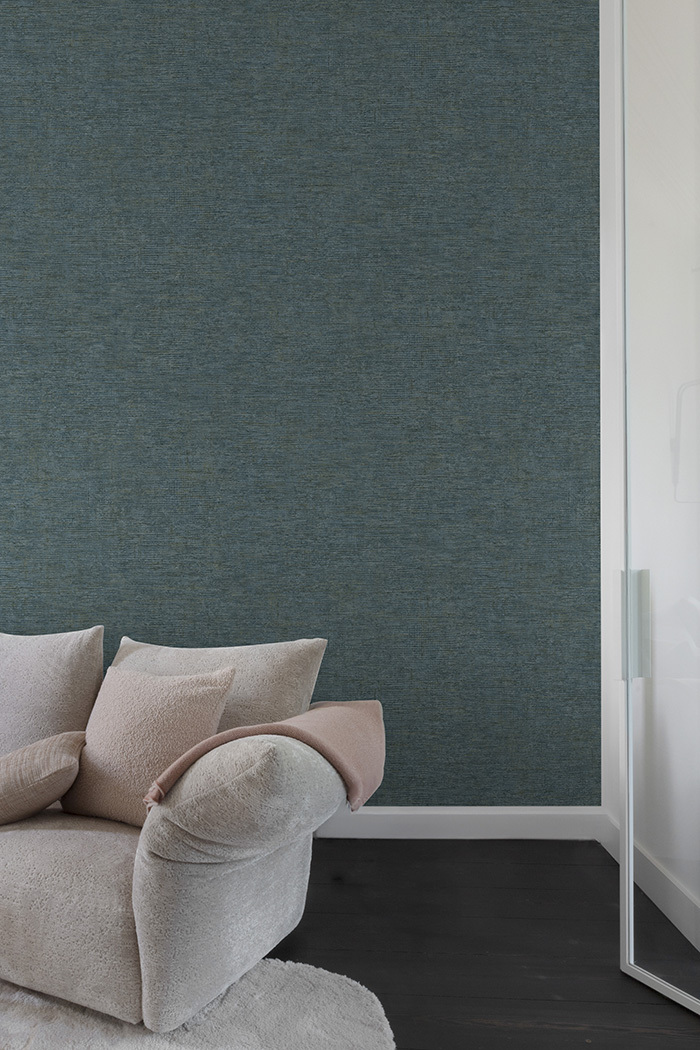 Wallpaper, blue, fabric imitation, PW1316, Precious Weaves, Grandeco