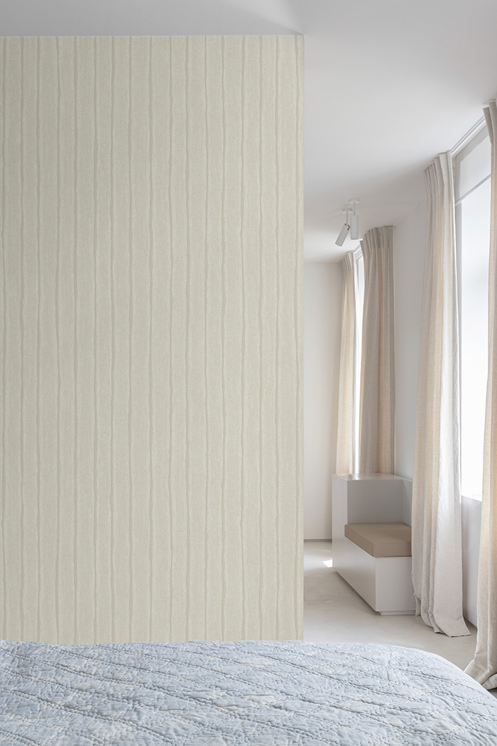 Wallpaper, cream, stripes, PW4002, Precious Weaves, Grandeco