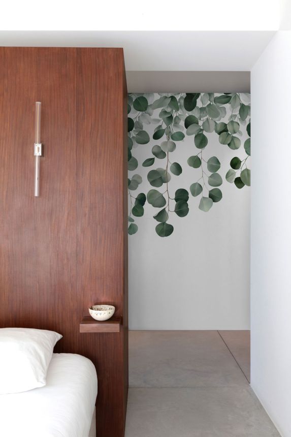 Beige wallpaper, Branches, leaves, A73201, One roll, one motif 2, Grandeco
