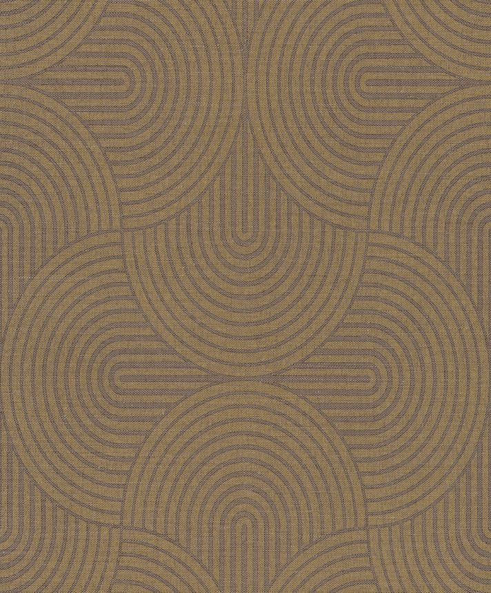 Wallpaper, ochre, graphic, Art Deco, EAR605, The Texture Book, Masureel