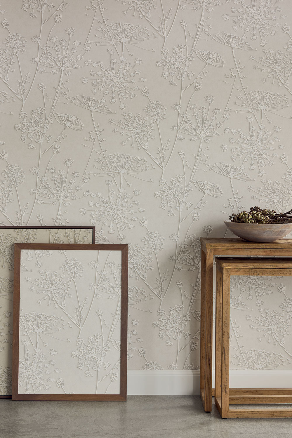 Wallpaper, grey, plants, grasses, 350510, Riviera Maison, Eijffinger