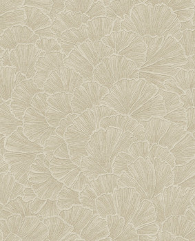 Wallpaper, beige, ginkgo leaves, 350522, Riviera Maison, Eijffinger