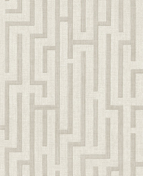 Wallpaper, cream-grey-beige, fabric imitation, 350530, Riviera Maison, Eijffinger