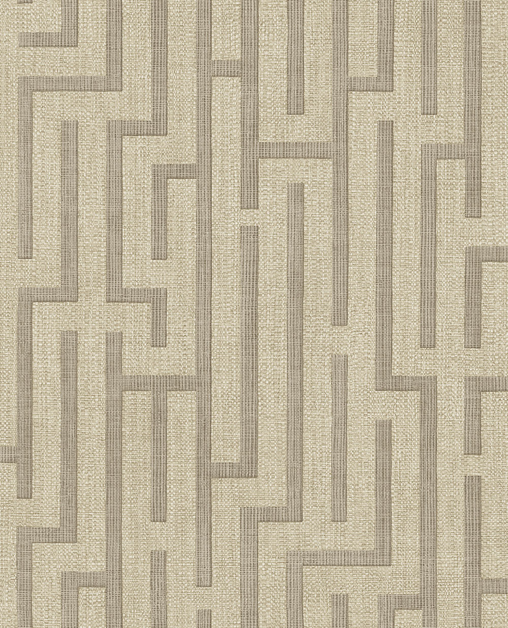 Wallpaper, brown, fabric imitation, 350533, Riviera Maison, Eijffinger