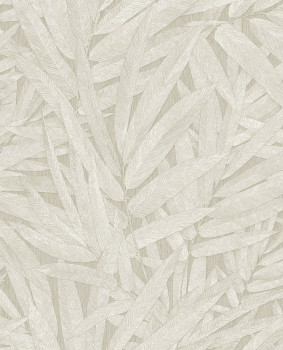 Wallpaper, cream-beige, leaves, 350540, Riviera Maison, Eijffinger