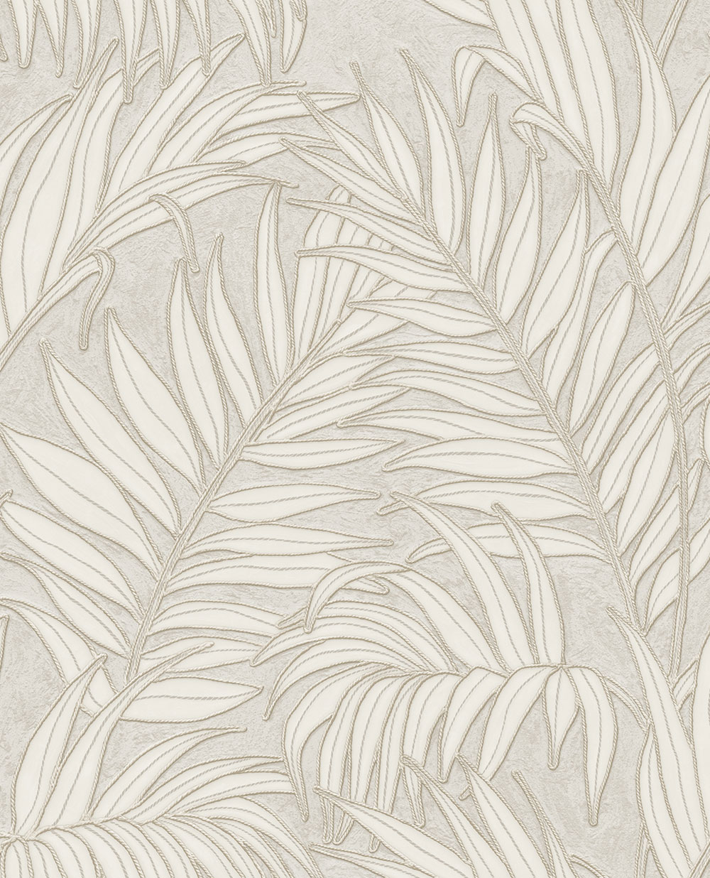 Wallpaper, grey-beige, leaves, 350551, Riviera Maison, Eijffinger