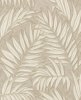 Wallpaper, brown-beige, leaves, 350553, Riviera Maison, Eijffinger