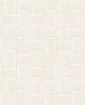 Wallpaper, cream, panel imitation, 350560, Riviera Maison, Eijffinger