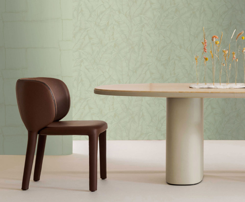 Luxury wallpaper, green, leaves, Z30309, Casa 8, Trussardi