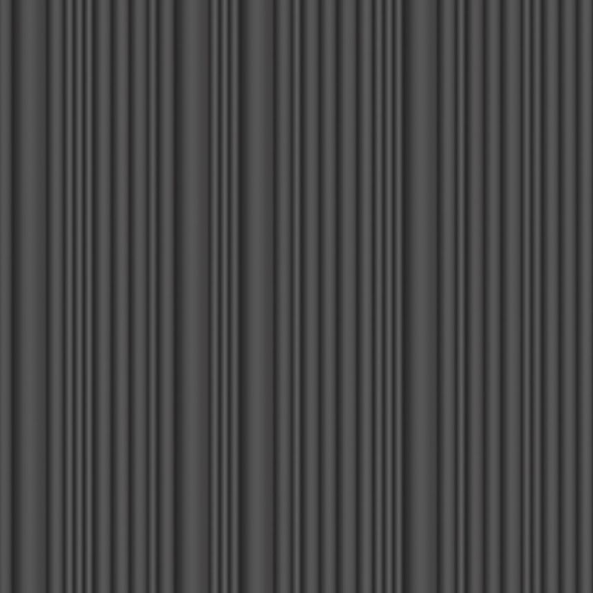 Luxury wallpaper, grey-black, stripes, Z30323, Casa 8, Trussardi