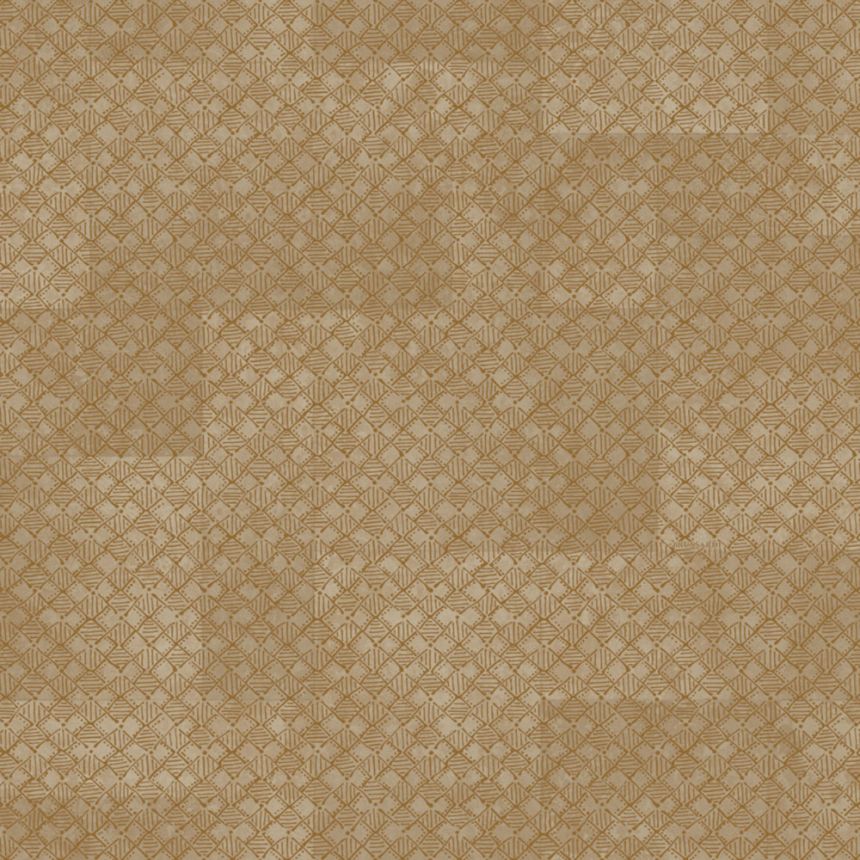 Luxury geometric wallpaper, brown, Z30348, Casa 8, Trussardi