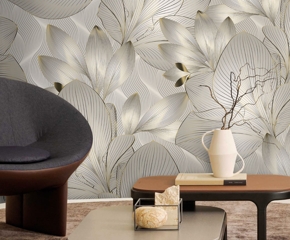 Luxury wall mural, flowers, Z30365, Casa 8, Trussardi