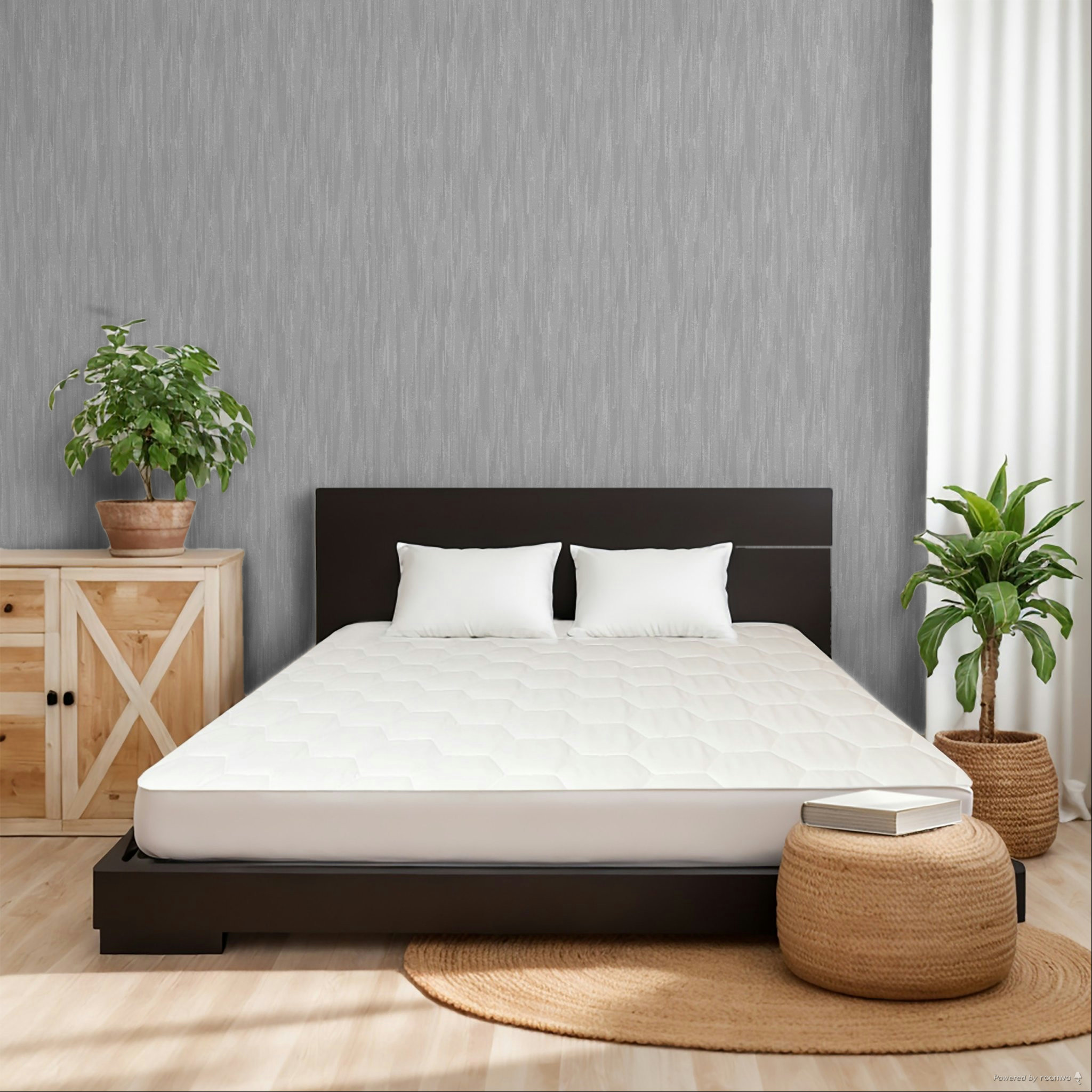 Luxury wallpaper, silver, fabric imitation, Z20102, Casa Chic, Zambaiti Parati