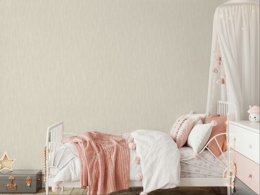 Luxury wallpaper, cream-beige, fabric imitation, Z20103, Casa Chic, Zambaiti Parati