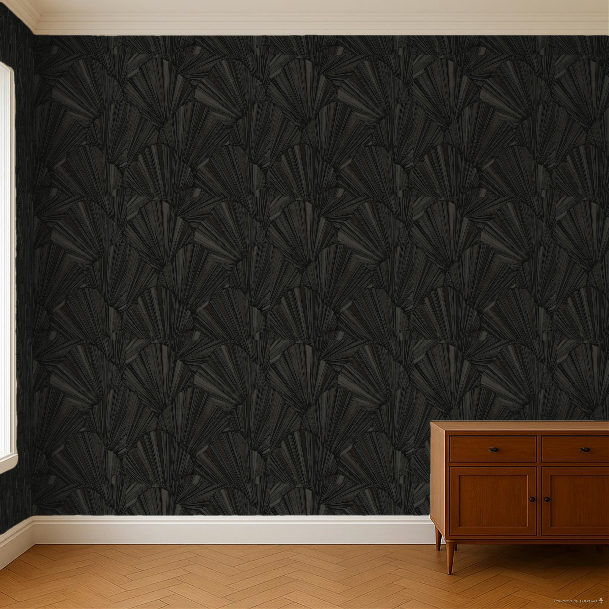Luxury wallpaper, black-silver, Z20110, Casa Chic, Zambaiti Parati