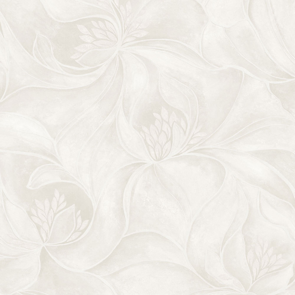 Luxury wallpaper, white-cream, flowers, Z20126, Casa Chic, Zambaiti Parati
