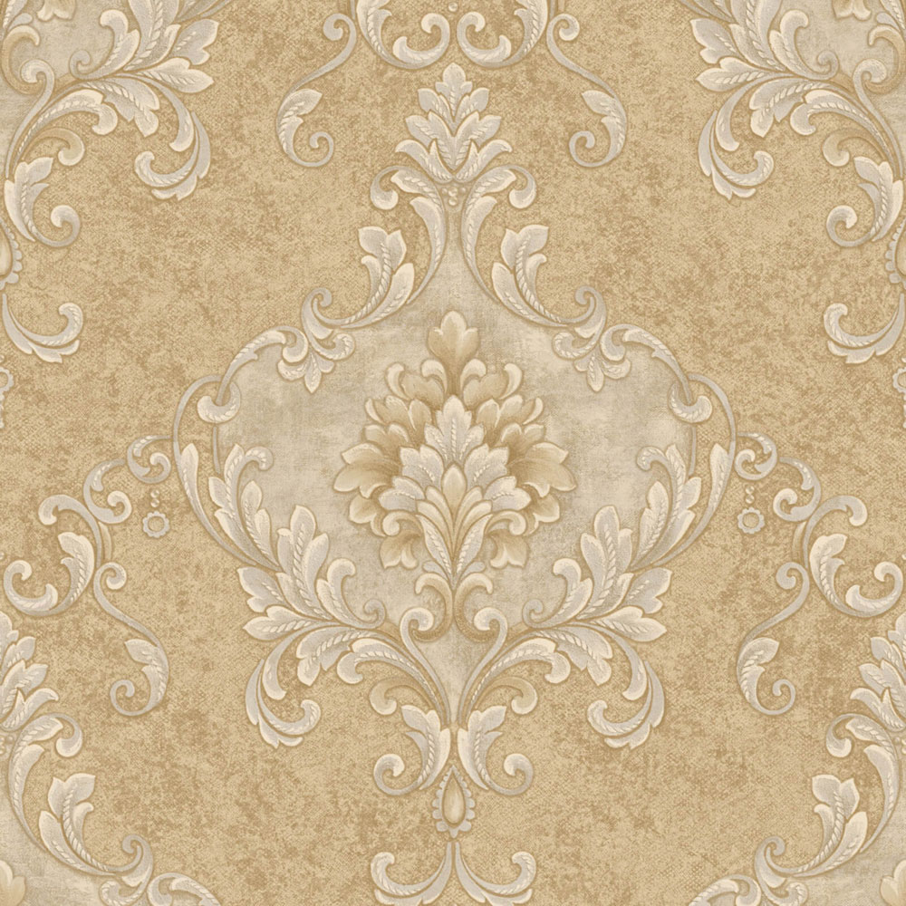 Luxury baroque wallpaper, beige-gold, Z20138, Casa Chic, Zambaiti Parati