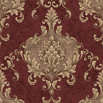 Luxury baroque wallpaper, red-gold, Z20140, Casa Chic, Zambaiti Parati