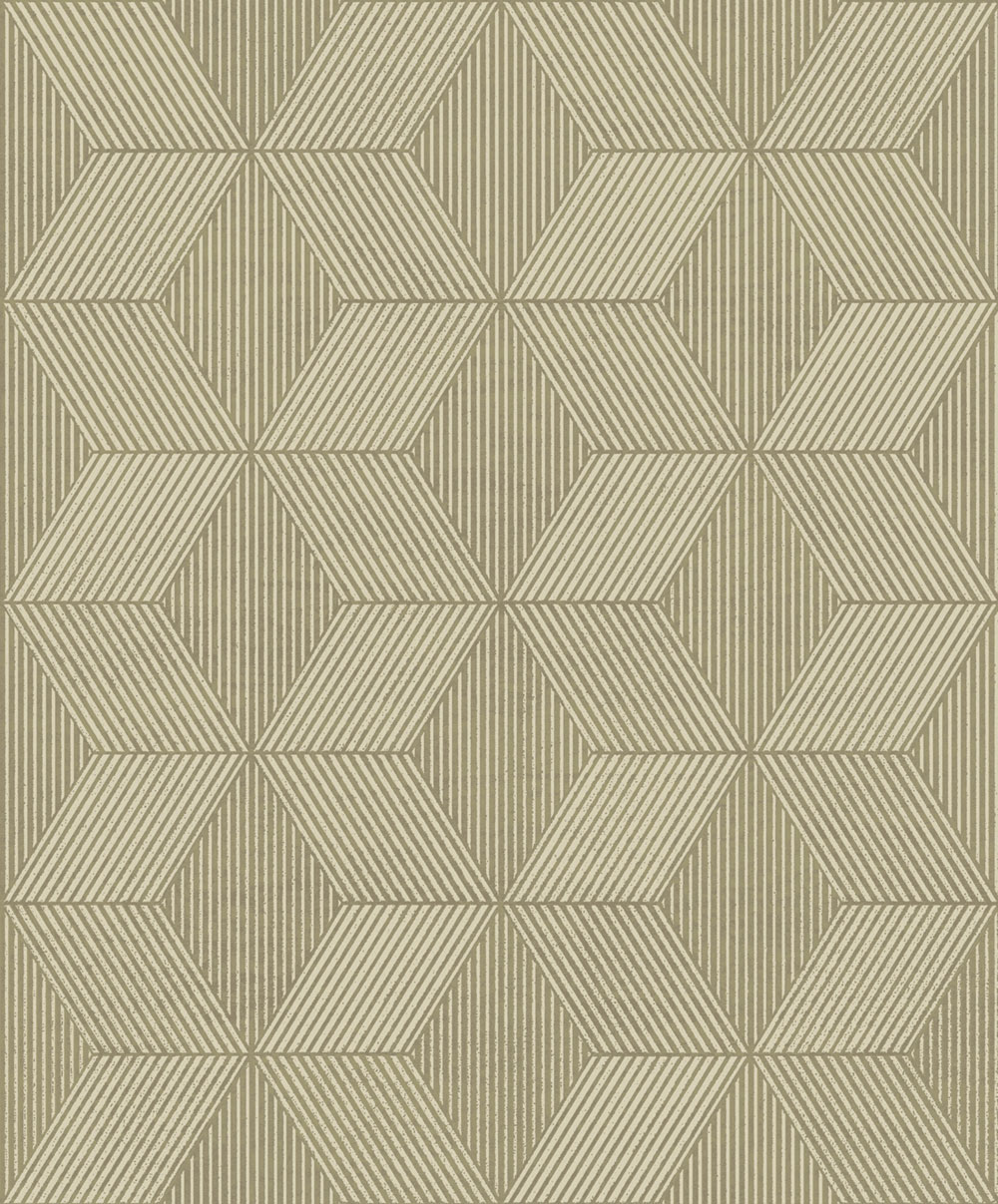 Geometric wallpaper, beige and gold, ORB502, The Texture Book, Masureel